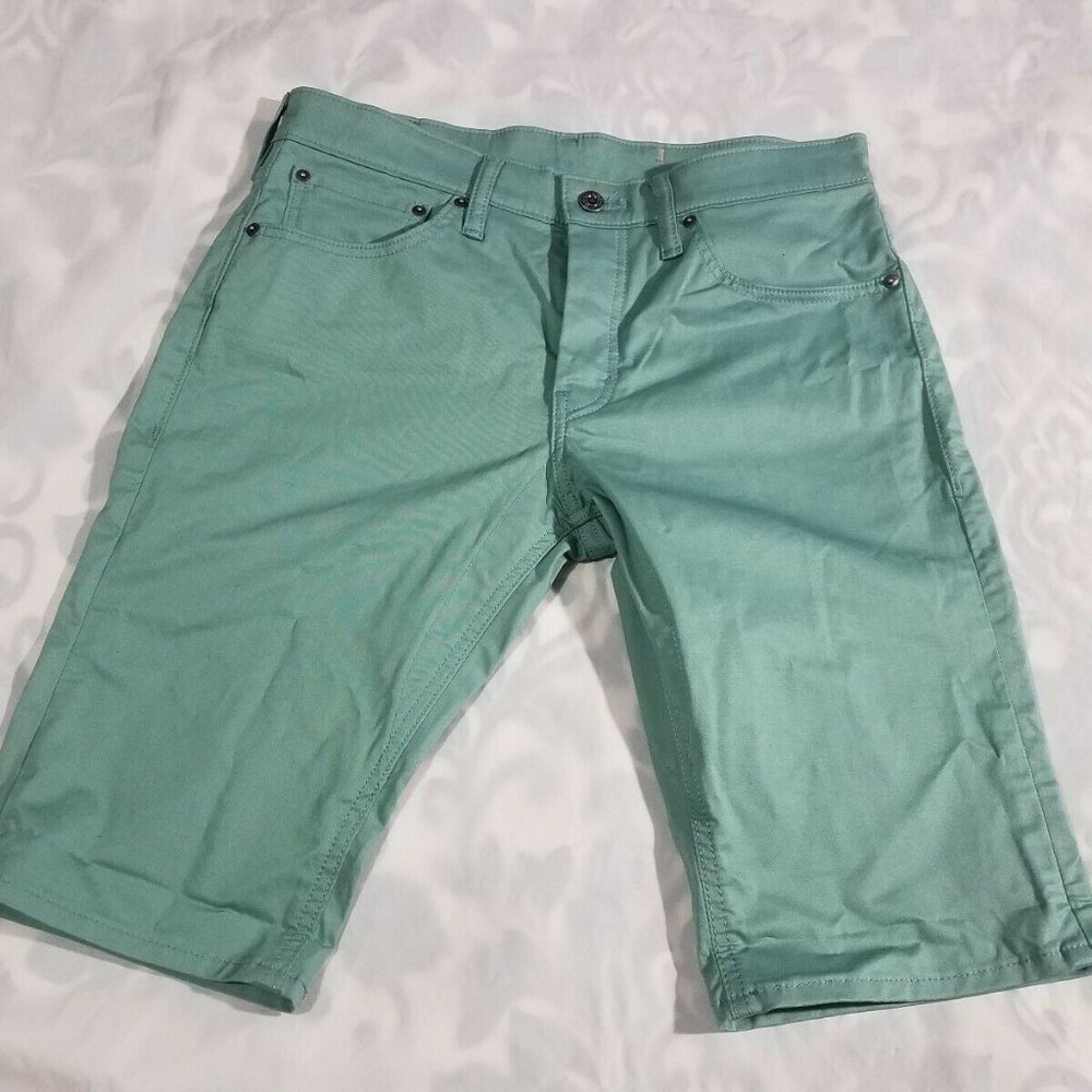 C2e LEVI'S 511 32W green Jeans Shorts Size 32